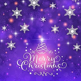 明亮的紫色圣诞背景