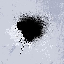 Grunge background with black stain