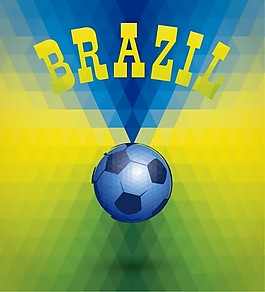 巴西多边形背景