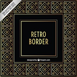 装饰复古的边界