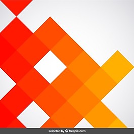 背景与橙色广场