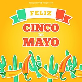 Feliz Cinco de Mayo的背景
