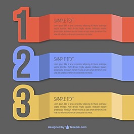 infography编号标签设计