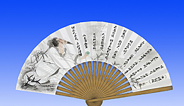 中国折扇图片