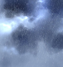 逼真的下雨效果笔刷