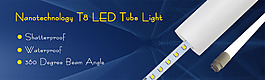 纳米技术T8灯管网站banner海报
