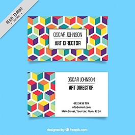 丰富多彩的六边形法人卡