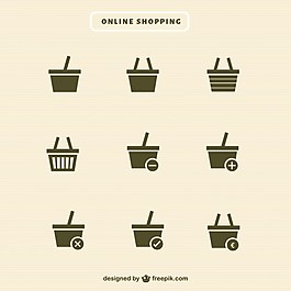 购物篮图标收藏