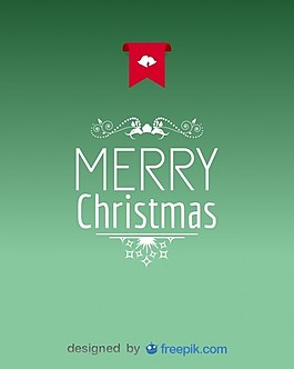 明信片圣诞快乐装饰