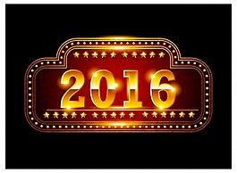 2016新年快乐微章