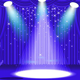 蓝色舞台主图
