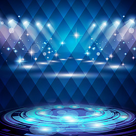 蓝色舞台主图