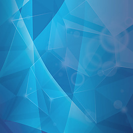 蓝色几何立体背景