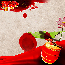 中式简约背景图