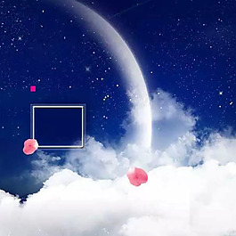 天空夜景背景