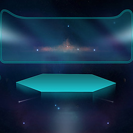 科幻促销推广主图背景