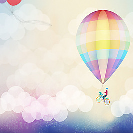 气球促销推广主图背景图