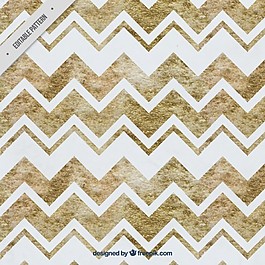 水彩画之字形棕色图案