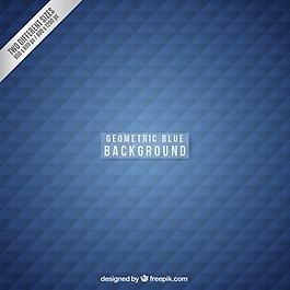 几何的蓝色背景