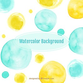 星罗棋布的水彩背景