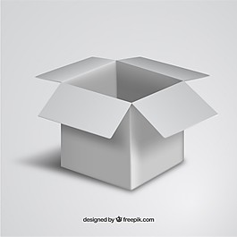 白开纸板箱