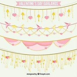 手绘情人节花环包