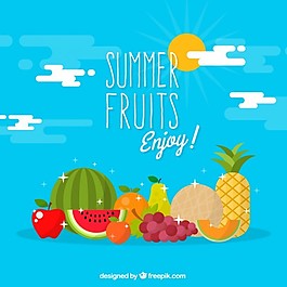 美味的夏季水果