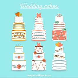 婚礼蛋糕的收集