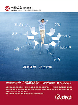 中国银行想贷就贷海报