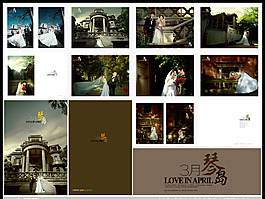 {三月琴岛}婚纱样册