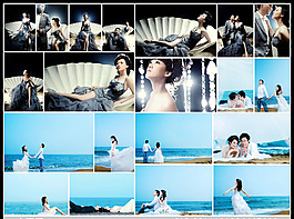 {海边}婚纱样片B