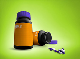 药罐装设计广告