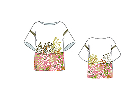花卉服装款式印花