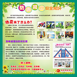 防震减灾安全常识