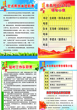 水务局驻村帮扶领导小组