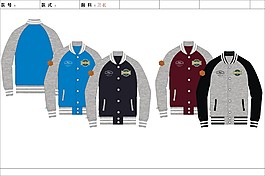 棒球衫运动卫衣设计