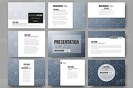 时尚画册折页设计矢量素材