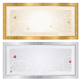 精美贺卡卡片证书矢量素材