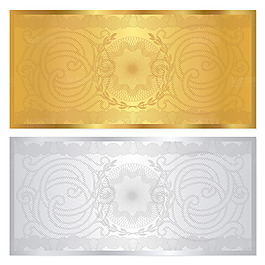 精美贺卡卡片证书矢量素材