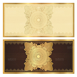 精美贺卡卡片证书矢量素材