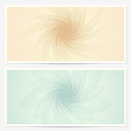 精美贺卡卡片证书矢量素材