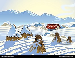 下雪天