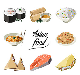 亚洲美食图片