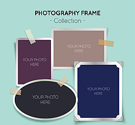 矢量卡通相框素材