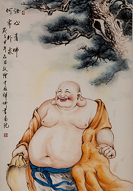 李存忠佛画水墨画19