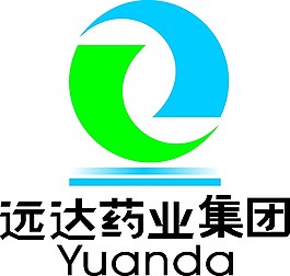 远达药业集团个性化logo素材矢量图