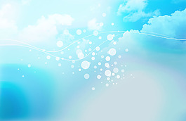 PSD梦幻彩色背景