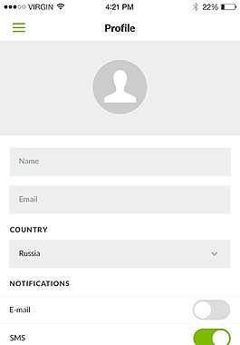 社交app页面设置页面