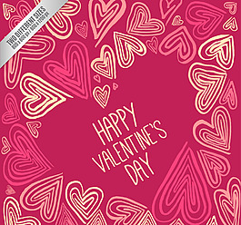 彩绘情人节爱心