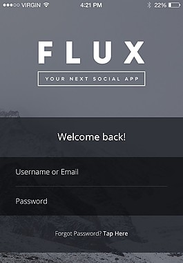 社交app界面制作模板